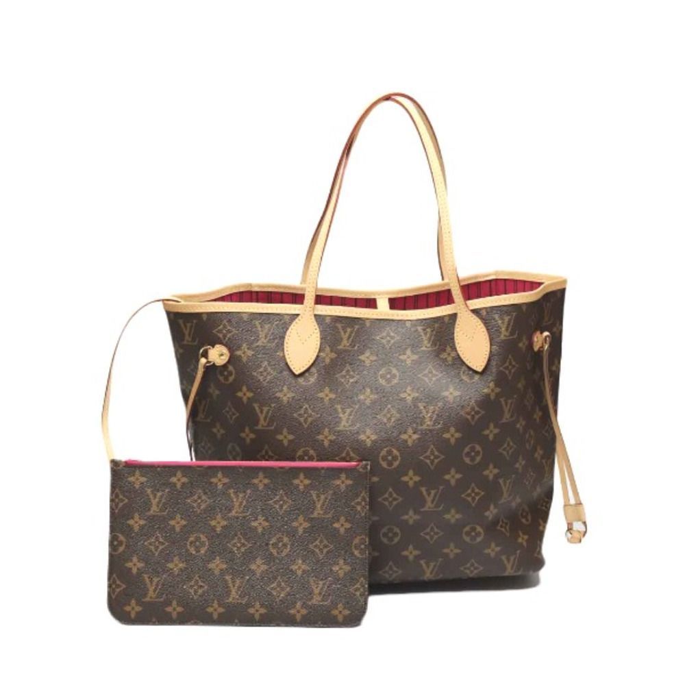 Louis Vuitton Neverfull MM Monogram Pivoine Tote Bag LV